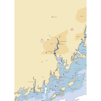 Saint Ann Club (Norwalk, CT) NOAA Chart  Gaming Mouse Pad