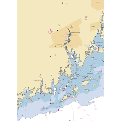 Rex Marine Center (Norwalk, CT) NOAA Chart  Gaming Mouse Pad