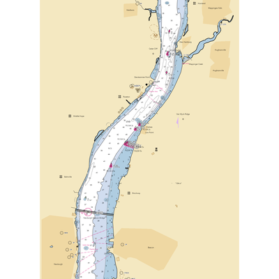 Chelsea Yacht Club (Chelsea, NY) NOAA Chart  Gaming Mouse Pad