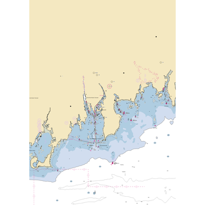 Czescik Municipal Marina (Stamford, CT) NOAA Chart  Gaming Mouse Pad