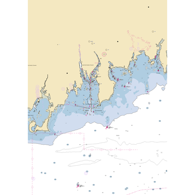 Stamford Yacht Club (Stamford, CT) NOAA Chart  Gaming Mouse Pad