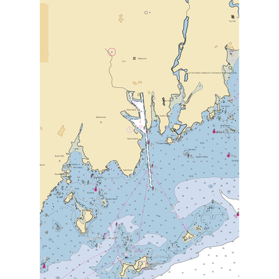 Indian Harbor Yacht Club (Greenwich, CT) NOAA Chart  Gaming Mouse Pad