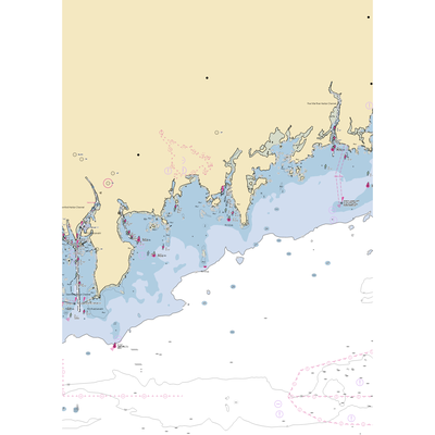 Noroton Yacht Club (Stamford, CT) NOAA Chart  Gaming Mouse Pad