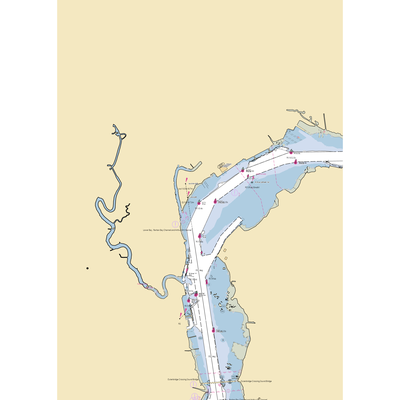 Jan & Jerry's Marina (Sewaren, NJ) NOAA Chart  Gaming Mouse Pad