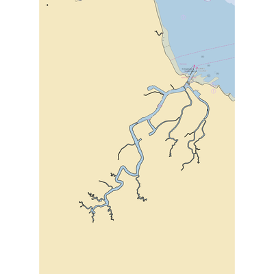 Morgan Marina (South Amboy, NJ) NOAA Chart  Gaming Mouse Pad