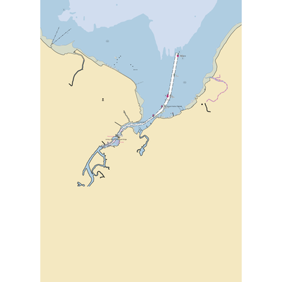 Hans Pederson & Sons (Keyport, NJ) NOAA Chart  Gaming Mouse Pad