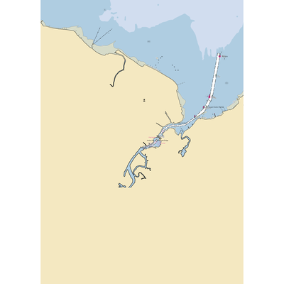 Keyport Marine Basin (Keyport, NJ) NOAA Chart  Gaming Mouse Pad