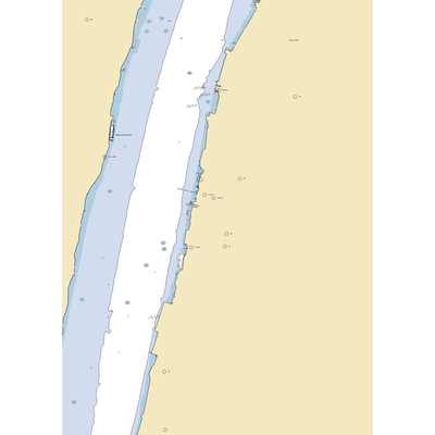 Municipal Free Dock with X2O Restaurant (Alpine, NJ) NOAA Chart  Gaming Mouse Pad