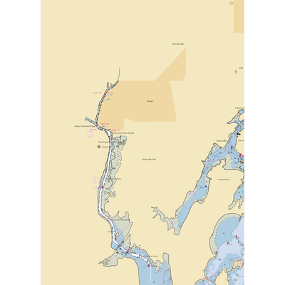 North Minneford Yacht Club (Bronx, NY) NOAA Chart  Gaming Mouse Pad