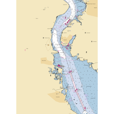 Stony Point Bay Marina (West Haverstraw, NY) NOAA Chart  Gaming Mouse Pad