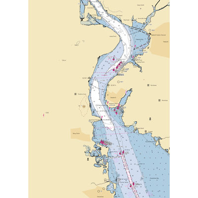 King Marine (Verplanck, NY) NOAA Chart  Gaming Mouse Pad