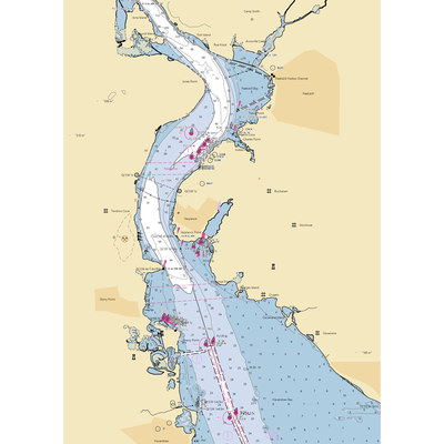 Viking Boat Yard (Verplanck, NY) NOAA Chart  Gaming Mouse Pad