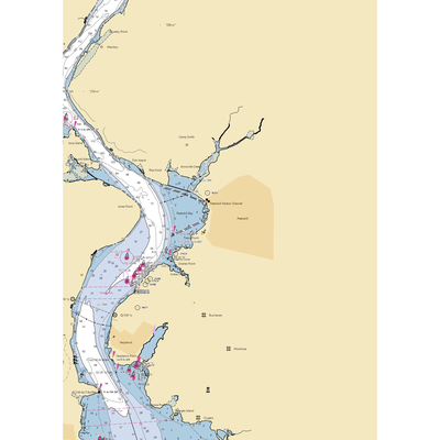 Peekskill Yacht Club (Buchanan, NY) NOAA Chart  Gaming Mouse Pad