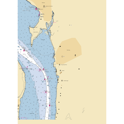 Ossining Boat & Canoe Club (Croton On Hudson, NY) NOAA Chart  Gaming Mouse Pad