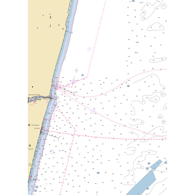 Shark River Beach & Yacht Club (Spring Lake, NJ) NOAA Chart  Gaming Mouse Pad