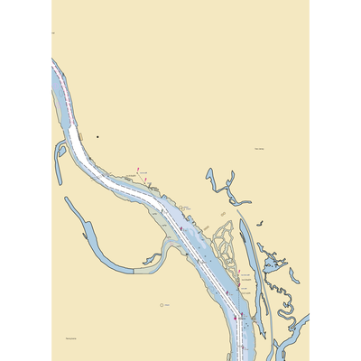 Ross Marine Service (Trenton, NJ) NOAA Chart  Gaming Mouse Pad