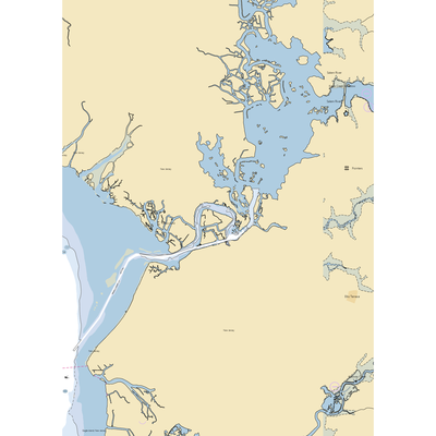 Barber's Basin (Salem, NJ) NOAA Chart  Gaming Mouse Pad