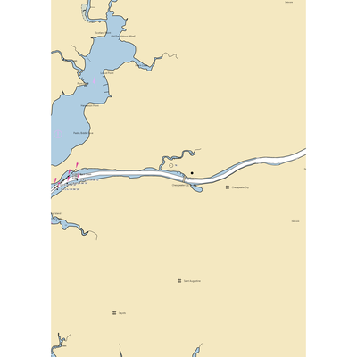 Chesapeake Anchorage (Chesapeake City, MD) NOAA Chart  Gaming Mouse Pad