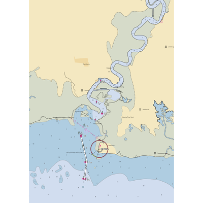 Fishtales Marina (Heislerville, NJ) NOAA Chart  Gaming Mouse Pad