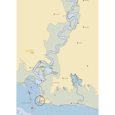 Andy's Marina (Heislerville, NJ) NOAA Chart  Gaming Mouse Pad