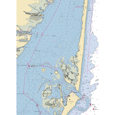 Long Key Marina & Yacht Club (Toms River, NJ) NOAA Chart  Gaming Mouse Pad