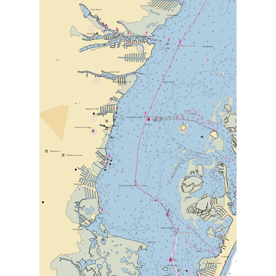 Baltic Marina (Toms River, NJ) NOAA Chart  Gaming Mouse Pad