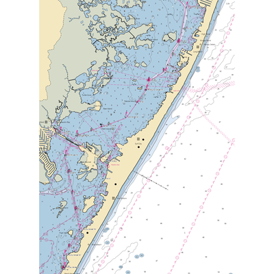 Surf City Yacht Club (Beach Haven, NJ) NOAA Chart  Gaming Mouse Pad