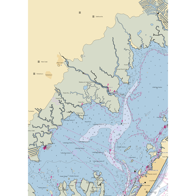 former D&S (West Creek, NJ) NOAA Chart  Gaming Mouse Pad