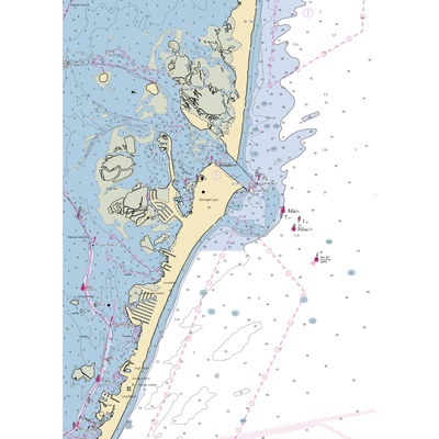 Van's Boats (Barnegat Light, NJ) NOAA Chart  Gaming Mouse Pad