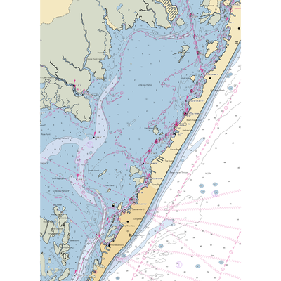 Island Marina (Beach Haven, NJ) NOAA Chart  Gaming Mouse Pad