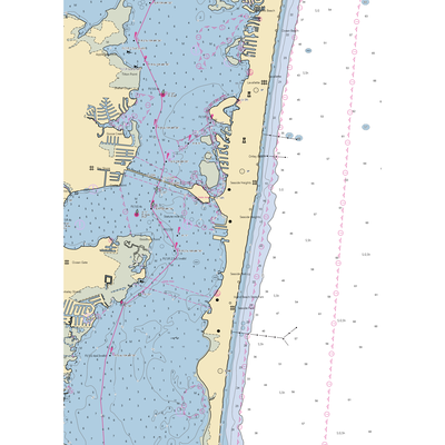 de Rouvilles Boat Shop (Lakewood, NJ) NOAA Chart  Gaming Mouse Pad