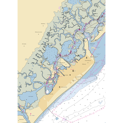 C Marina Inc (Whitesboro, NJ) NOAA Chart  Gaming Mouse Pad