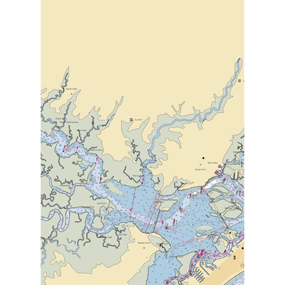 Somerset Cove Marina (Egg Harbor Township, NJ) NOAA Chart  Gaming Mouse Pad