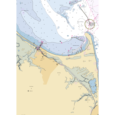 Anglers Marina (Harbeson, DE) NOAA Chart  Gaming Mouse Pad