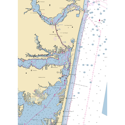 Wolf Creek Marina (Pine Beach, NJ) NOAA Chart  Gaming Mouse Pad