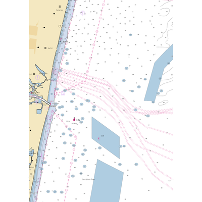 Hoffman's Marina (Brielle, NJ) NOAA Chart  Gaming Mouse Pad