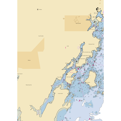 West Harbor Yacht Service (New Rochelle, NY) NOAA Chart  Gaming Mouse Pad