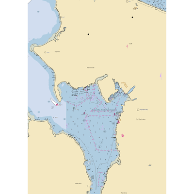 W & W Marine (Little Neck, NY) NOAA Chart  Gaming Mouse Pad