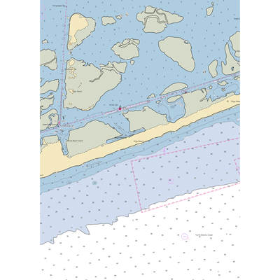 Gilgo Beach Marina (Copiague, NY) NOAA Chart  Gaming Mouse Pad