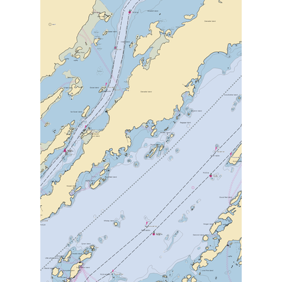 Grenadier Island Central (Redwood, NY) NOAA Chart  Gaming Mouse Pad