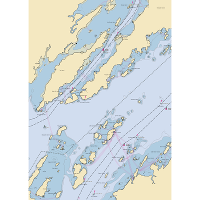 Hucks Marine & Resort (Wellesley Island, NY) NOAA Chart  Gaming Mouse Pad