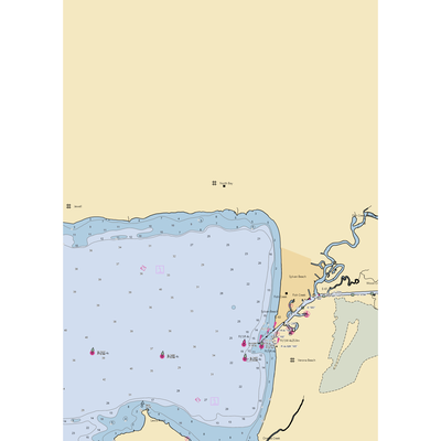 Three Pines Lodging and Marina (North Bay, NY) NOAA Chart  Gaming Mouse Pad