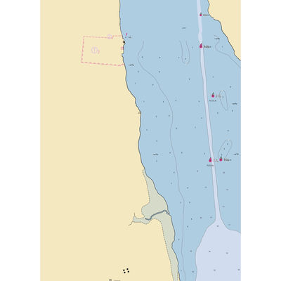 Wolffy's Grill and Marina (Seneca Falls, NY) NOAA Chart  Gaming Mouse Pad