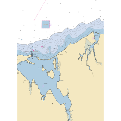 Fowlers Marina (Sodus Point, NY) NOAA Chart  Gaming Mouse Pad