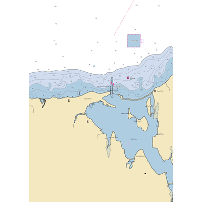 Sodus Marina (Sodus Point, NY) NOAA Chart  Gaming Mouse Pad