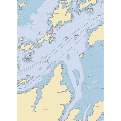 Canoe Point (Thousand Island Park, NY) NOAA Chart  Gaming Mouse Pad