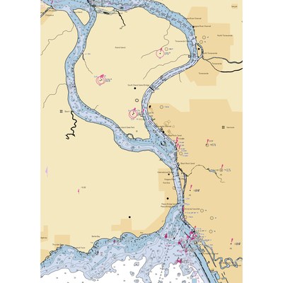 Beaver Island State Park Marina (Grand Island, NY) NOAA Chart  Gaming Mouse Pad