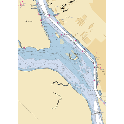 Niagara Parks Marina (Grand Island, NY) NOAA Chart  Gaming Mouse Pad