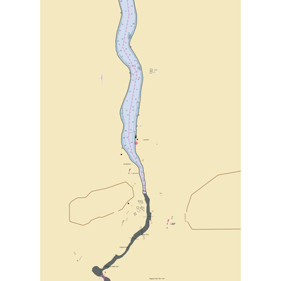 Lewiston Landing Park Municipal Docks (Stella Niagara, NY) NOAA Chart  Gaming Mouse Pad