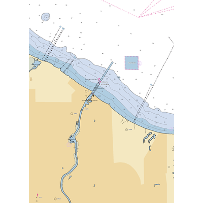 Shumway Marine (Rochester, NY) NOAA Chart  Gaming Mouse Pad